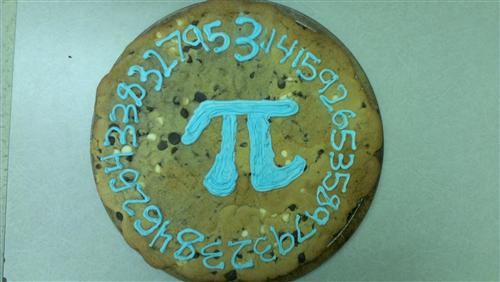 Pi Day Cookie Cake 